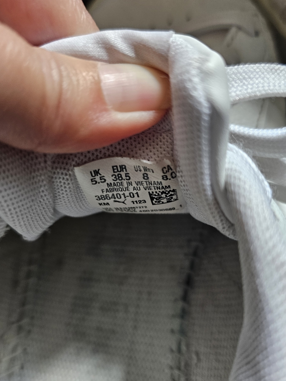 Puma White Kids Lace-Up Sneakers